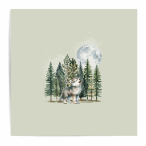Baby wolf - Panneau central