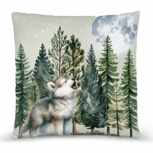 Baby wolf - Panneau remplis/coussin