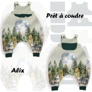 Baby wolf - Prêt à coudre Alix