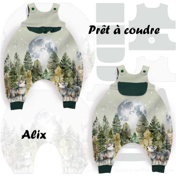 Baby wolf - Prêt à coudre Alix