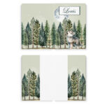 Baby wolf - Prêt à coudre protège carnet de santé