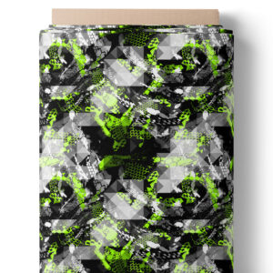Pixel green and black