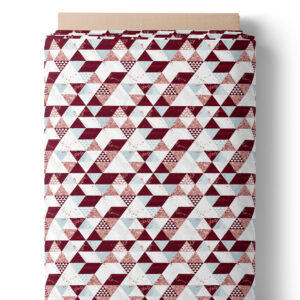 Triangles festifs rouges