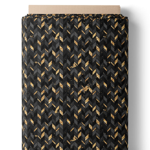 Chevron éclat doré