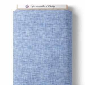 Médicale - Effet lin bleu clair