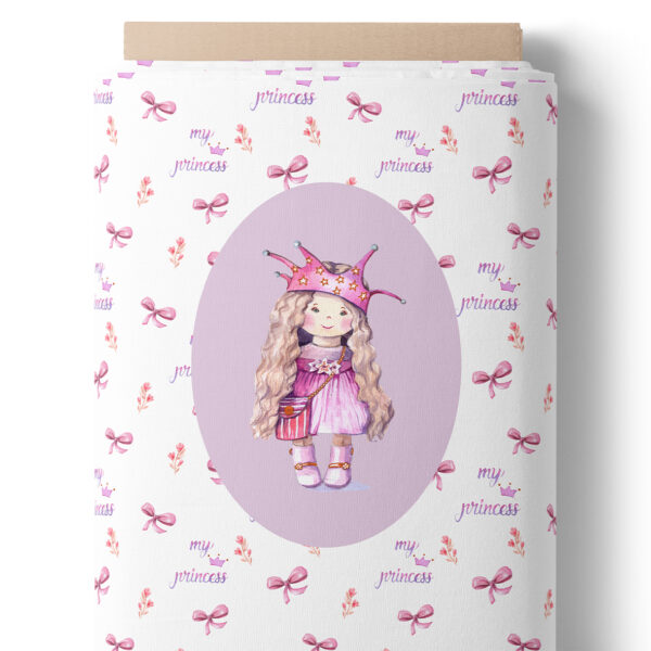 Fillette mauve princesse - Sur laize – Image 2