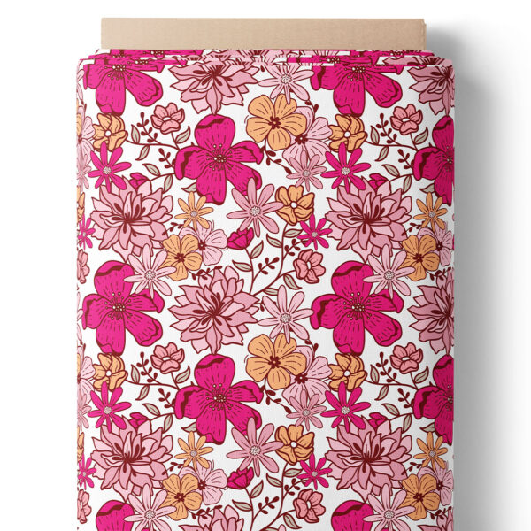 Fleurs rose fuchsia