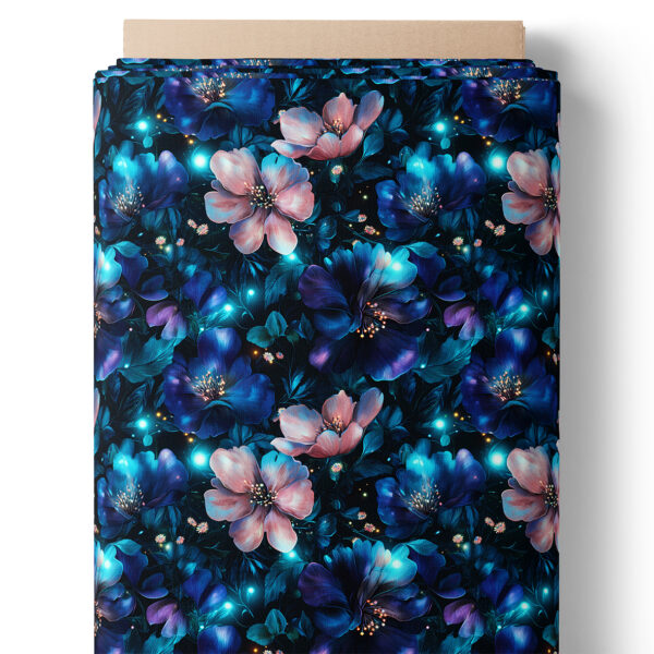 Fleurs bleu nuit