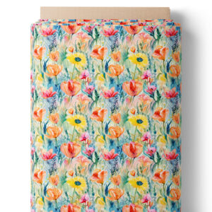 Champs fleuris pastel