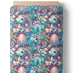 Dinosaures magiques pastel