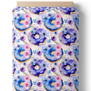 Donuts fleuris aquarelle (en stock)