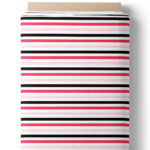 Rayures fuchsia et noires