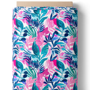 Jungle rose et bleue