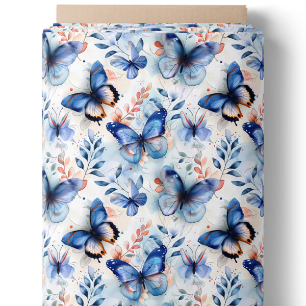 Ballet de papillons bleus