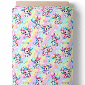 Licornes pastel et ballons