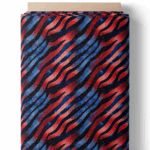 Vagues galactiques rouges et bleues