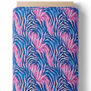 Zébrures galaxie rose et bleu