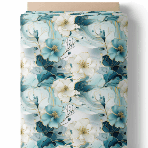 Éclat floral azur
