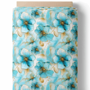 Finesse florale azurée