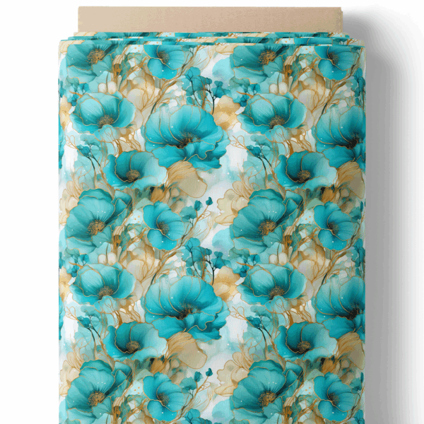 Jardin bleu doré