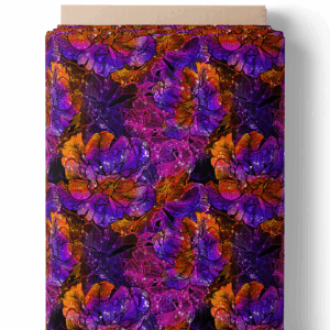 Hibiscus flamboyant orange violet