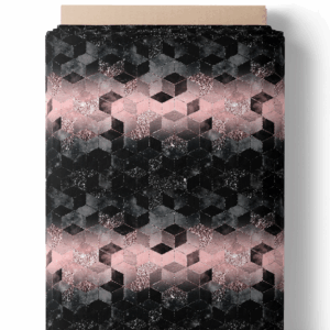 Cubes géométrique - Charme Graphite