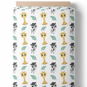 Girafes et zèbres amusants