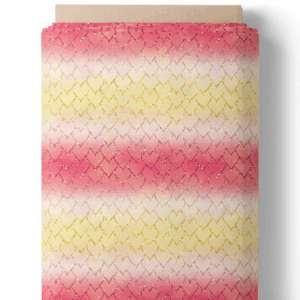 Écailles de dragon tropicales rose et jaune