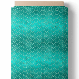 Écailles de dragon turquoise scintillantes