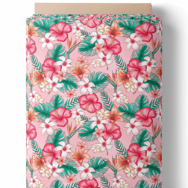 Explosion de fleurs tropicales turquoise – Image 2