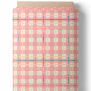 Carreaux roses et paillettes
