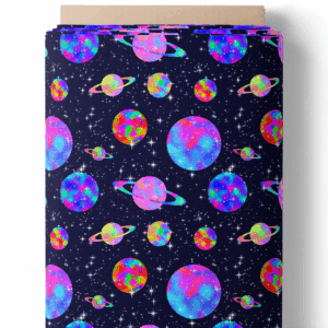 Planètes arc-en-ciel galactiques