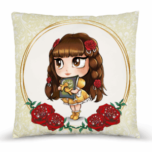 Inspiration Belle & la bête - Panneau remplis/coussin - Belle