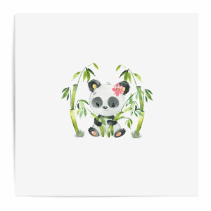 Mon petit panda - Panneau central - Girl
