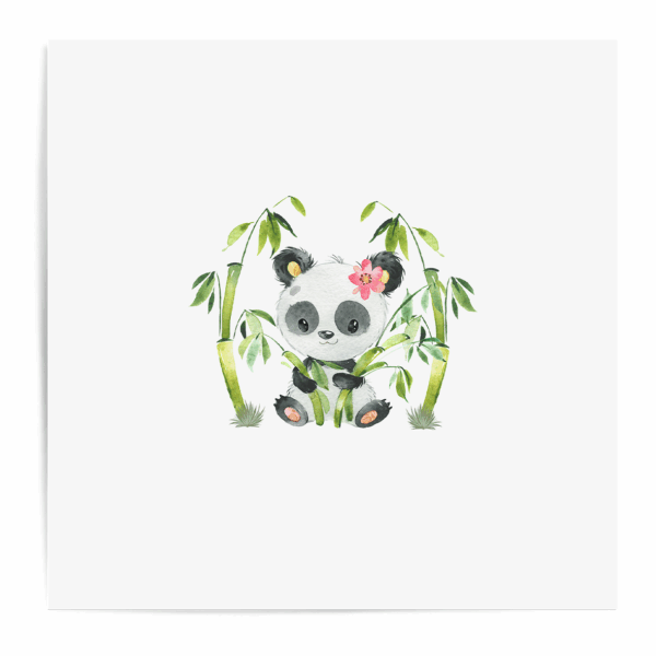 Mon petit panda - Panneau central - Girl