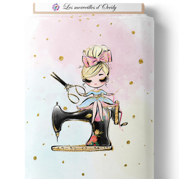 Couturière - Cheveux gris - Panneau central – Image 4
