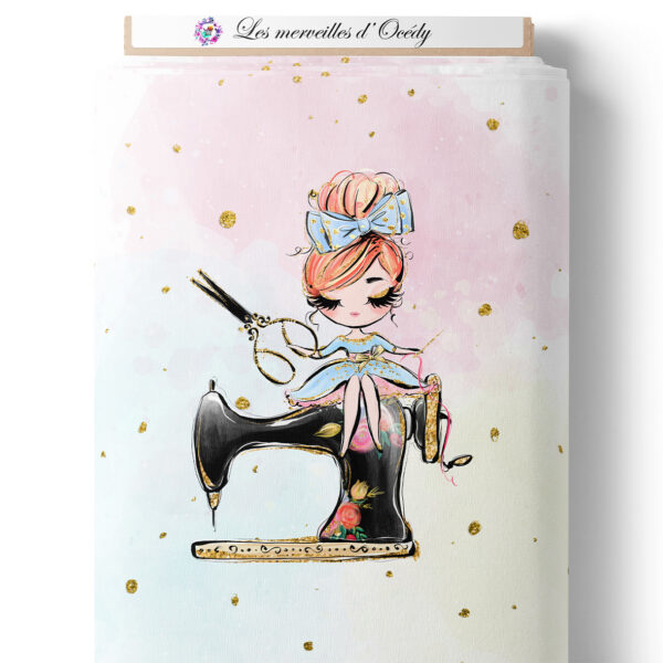 Couturière - Cheveux gris - Panneau central – Image 5