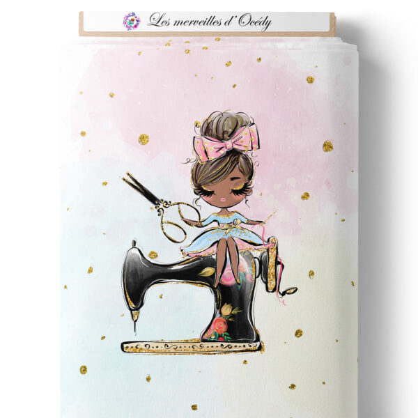 Couturière - Cheveux gris - Panneau central – Image 6
