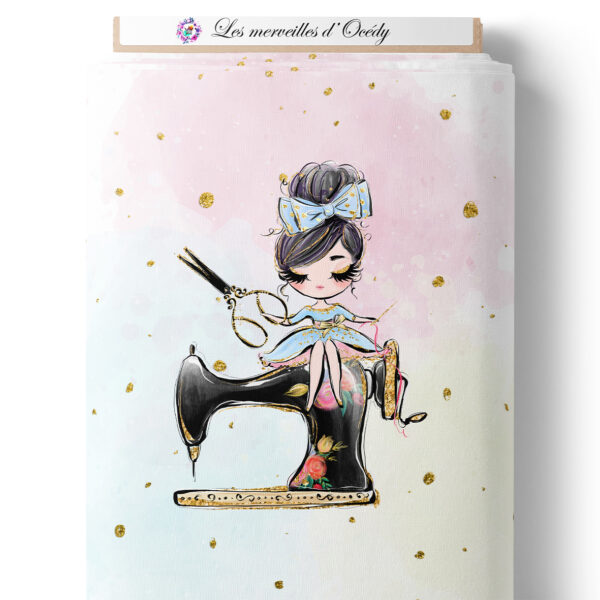 Couturière - Cheveux gris - Panneau central – Image 7