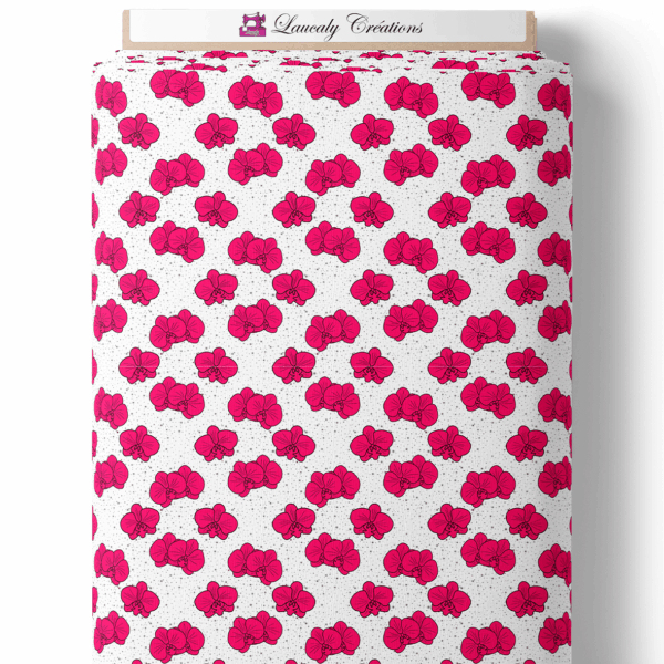 Orchid pop - Blanc et fuchsia – Image 2