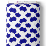 Orchid pop - Blanc et bleu foncé