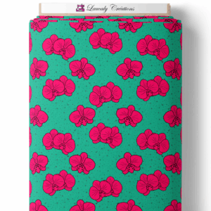 Orchid pop - Vert et fuchsia