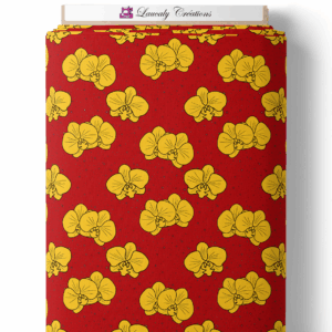 Orchid pop - Rouge et jaune