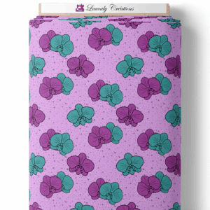 Orchid pop - Violet et vert d'eau