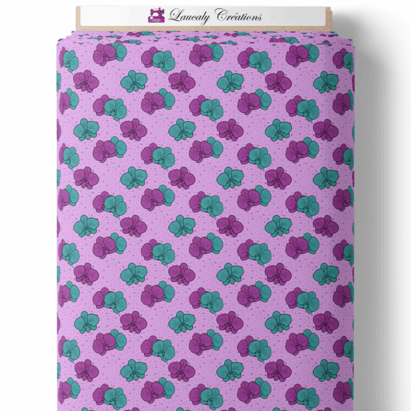 Orchid pop - Violet et vert d'eau – Image 2
