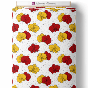 Orchid pop - Blanc, rouge et jaune