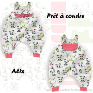 Mon petit panda - Prêt à coudre Alix - Girl
