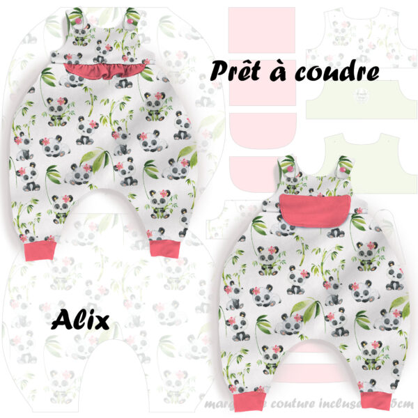 Mon petit panda - Prêt à coudre Alix - Girl