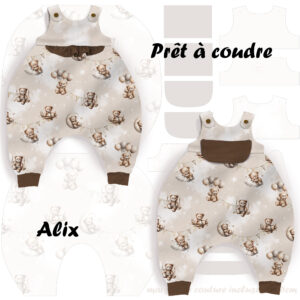 Sweet bear - Prêt à coudre Alix