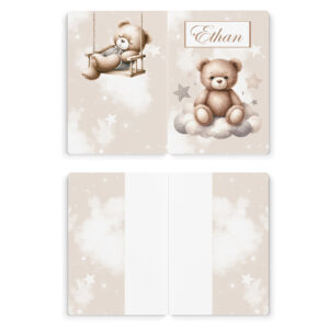 Sweet bear - Prêt à coudre protège carnet de santé